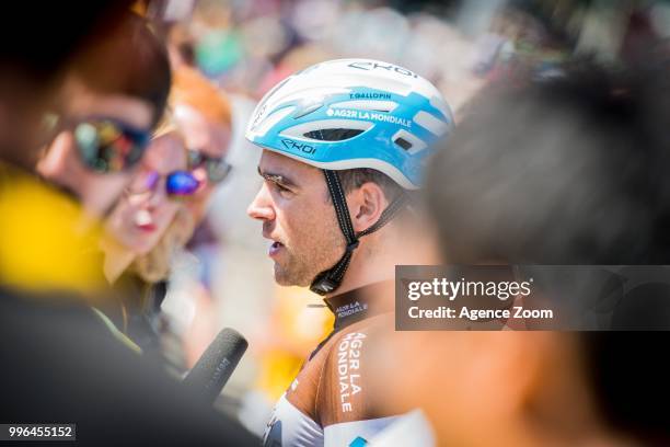 Tony Gallopin of team AG2R LA MONDIALE during the stage 05 of the Tour de France 2018 on July 11, 2018 in Quimper, France.