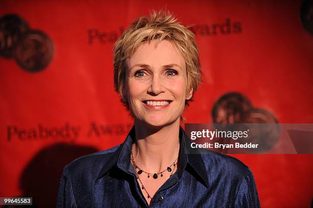 Actress Jane Lynch attends the 69th Annual Peabody Awards at The Waldorf=Astoria on May 17, 2010 in New York City.