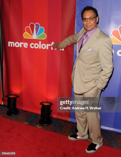 Actor Jimmy Smits attends the 2010 NBC Upfront presentation at The Hilton Hotel on May 17, 2010 in New York City.