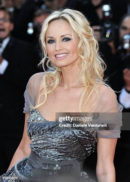 Model Adriana Karembeu attends the premiere of 'Biutiful' held at the Palais des Festivals during the 63rd Annual International Cannes Film Festival...