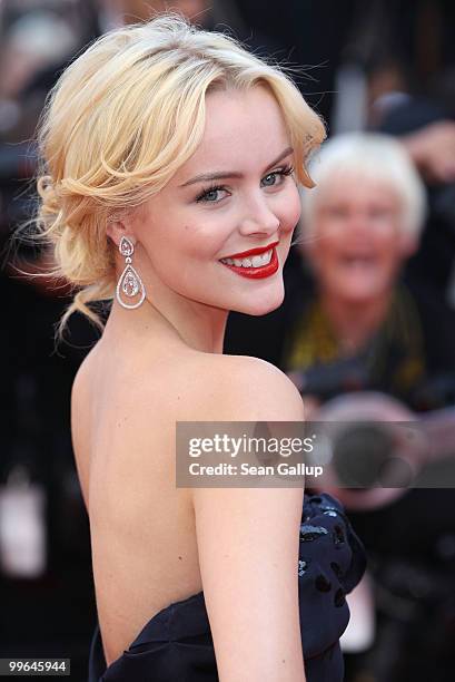 Actress Helena Mattsson attends "Biutiful" Premiere at the Palais des Festivals during the 63rd Annual Cannes Film Festival on May 17, 2010 in...