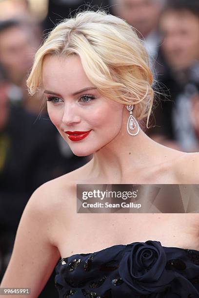 Actress Helena Mattsson attends "Biutiful" Premiere at the Palais des Festivals during the 63rd Annual Cannes Film Festival on May 17, 2010 in...