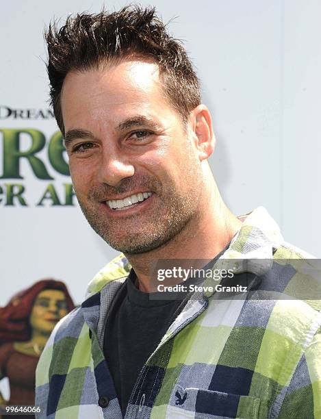 Adrian Pasdar attends the "Shrek Forever After" Los Angeles Premiere at Gibson Amphitheatre on May 16, 2010 in Universal City, California.