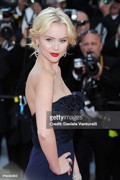 Actress Helena Mattson attends the premiere of 'Biutiful' held at the Palais des Festivals during the 63rd Annual International Cannes Film Festival...
