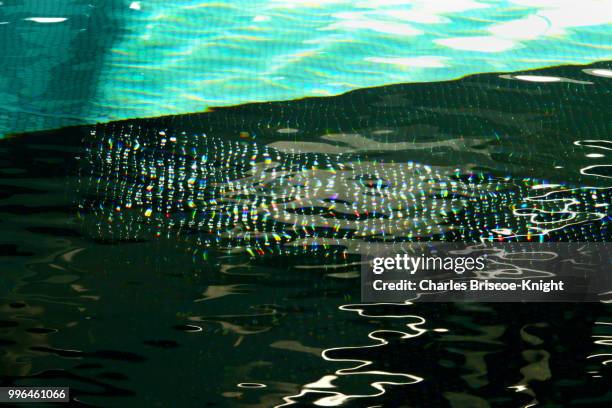 conceptual water patterns and refraction - kaleidescope stock pictures, royalty-free photos & images