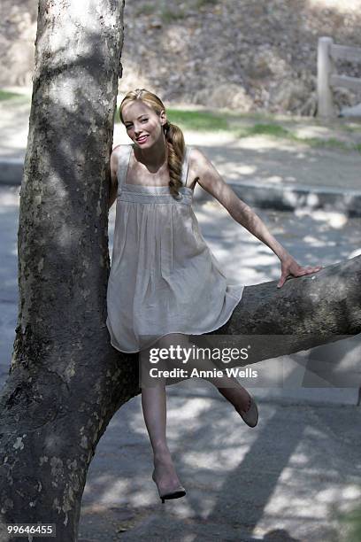 Actress Bijou Phillips poses for a portrait session for the Los Angeles Times on May 30 Los Angeles, CA. Published Image. CREDIT MUST READ: Annie...