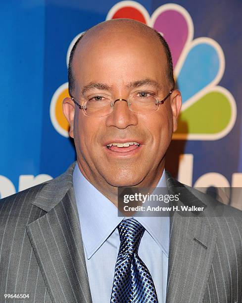 President and CEO of NBC Universal Jeff Zucker attends the 2010 NBC Upfront presentation at The Hilton Hotel on May 17, 2010 in New York City.