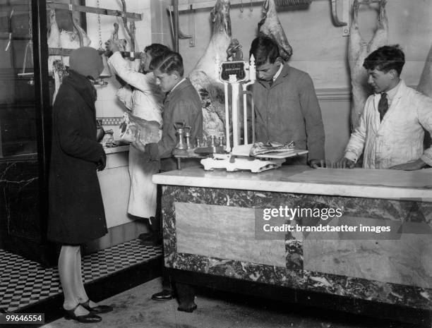 School has recently been inaugurated in London, where boys are taught to be butchers. The students are taught the full course of the science of meat...