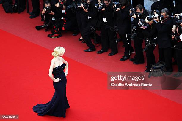 Actress Helena Mattsson attends "Biutiful" Premiere at the Palais des Festivals during the 63rd Annual Cannes Film Festival on May 17, 2010 in...