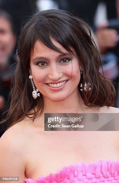 Actress Marie Gillain attends "Biutiful" Premiere at the Palais des Festivals during the 63rd Annual Cannes Film Festival on May 17, 2010 in Cannes,...