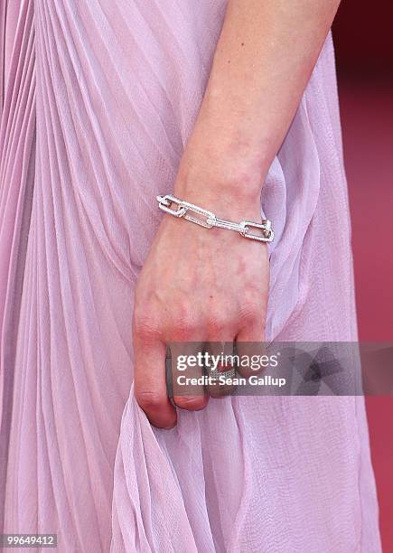 Actress Delphine Chaneac attends "Biutiful" Premiere at the Palais des Festivals during the 63rd Annual Cannes Film Festival on May 17, 2010 in...