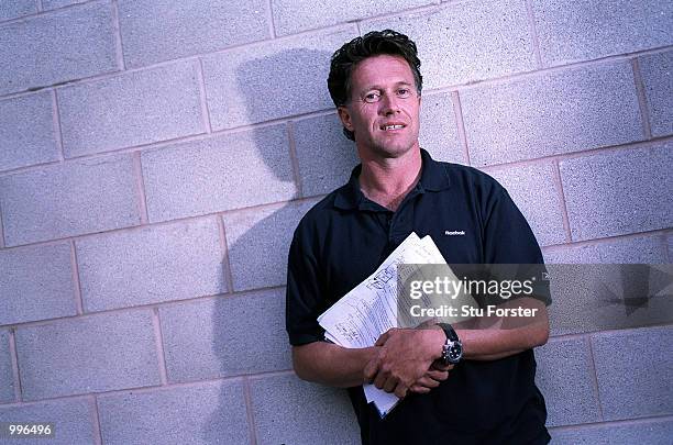 Portrait of Charles van Commenee, coach of British heptathlete Denise Lewis during the AAA's at Alexandra Stadium, Birmingham. Mandatory Credit: Stu...