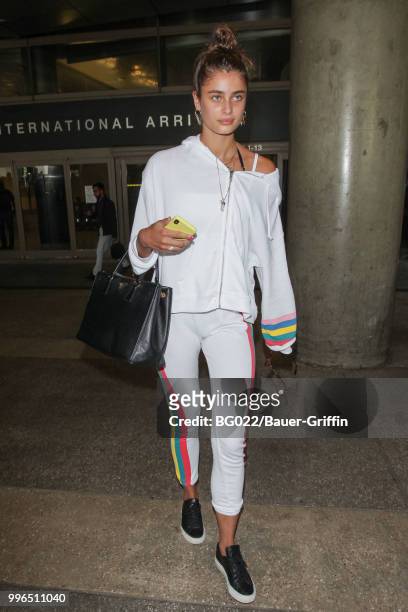 Taylor Hill is seen on July 11, 2018 in Los Angeles, California.