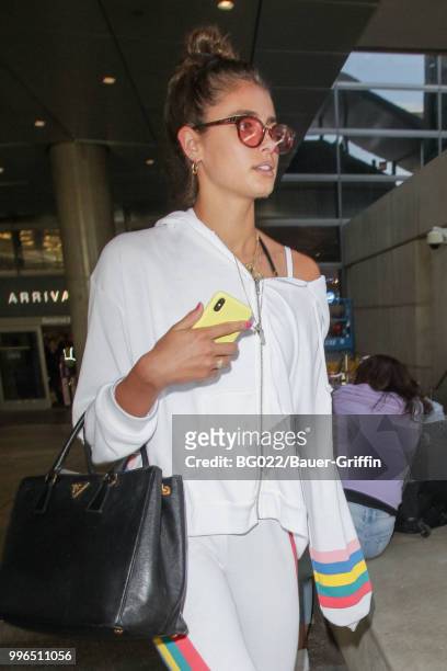 Taylor Hill is seen on July 11, 2018 in Los Angeles, California.