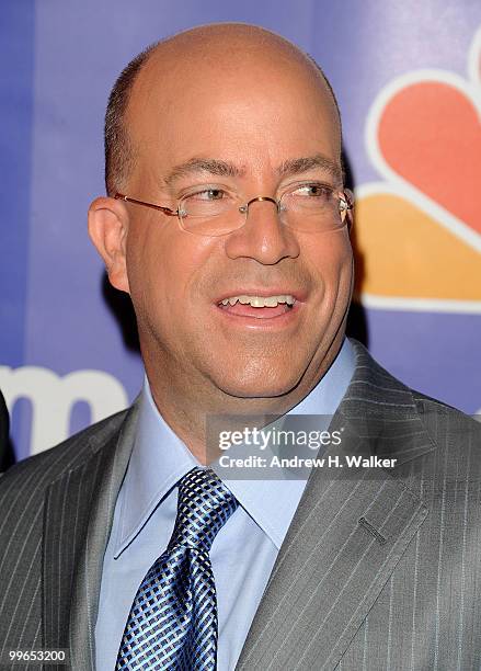 President and CEO of NBC Universal Jeff Zucker attends the 2010 NBC Upfront presentation at The Hilton Hotel on May 17, 2010 in New York City.