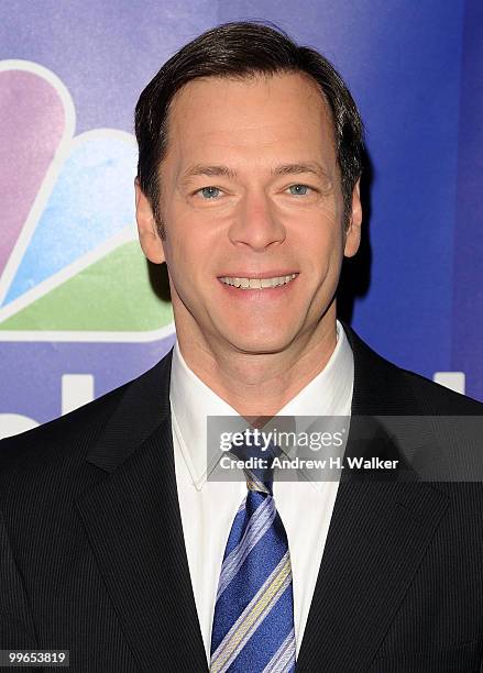 Chairman, NBC Universal Television Entertainment Jeff Gaspin attends the 2010 NBC Upfront presentation at The Hilton Hotel on May 17, 2010 in New...