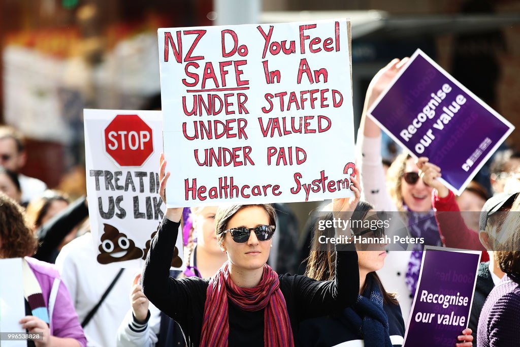 New Zealand Nurses Strike Over Pay Dispute