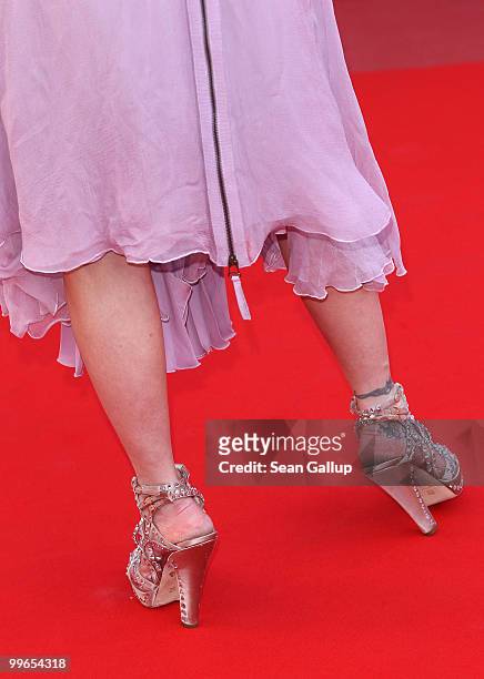 Actress Delphine Chaneac attends "Biutiful" Premiere at the Palais des Festivals during the 63rd Annual Cannes Film Festival on May 17, 2010 in...
