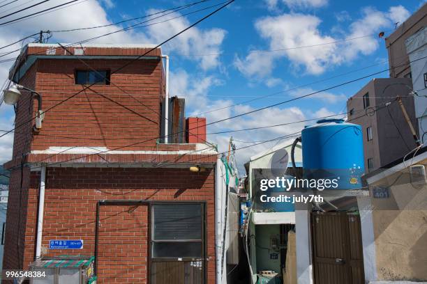 huinnyeoul culture village, busan yeongdo - july7th stock pictures, royalty-free photos & images