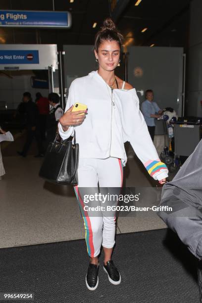 Taylor Hill is seen on July 11, 2018 in Los Angeles, California.