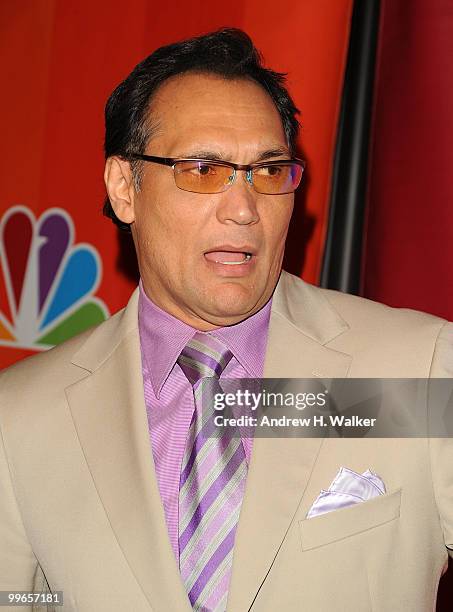 Actor Jimmy Smits attends the 2010 NBC Upfront presentation at The Hilton Hotel on May 17, 2010 in New York City.