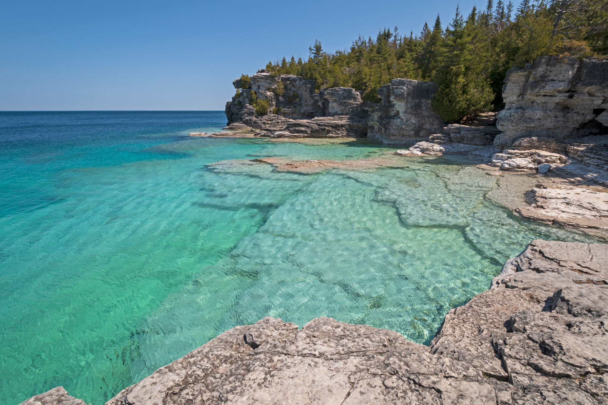 secluded cove
