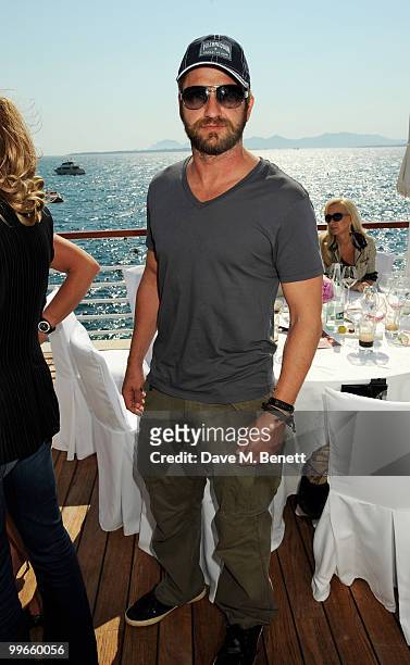 Gerard Butler attends the Amend Charity Luncheon at the Hotel du Cap as part of the 63rd Cannes Film Festival on May 17, 2010 in Antibes, France.