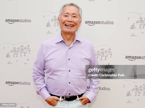 George Takei attends Amazon Studios premiere of "Don't Worry, He Wont Get Far On Foot" at ArcLight Hollywood on July 11, 2018 in Hollywood,...