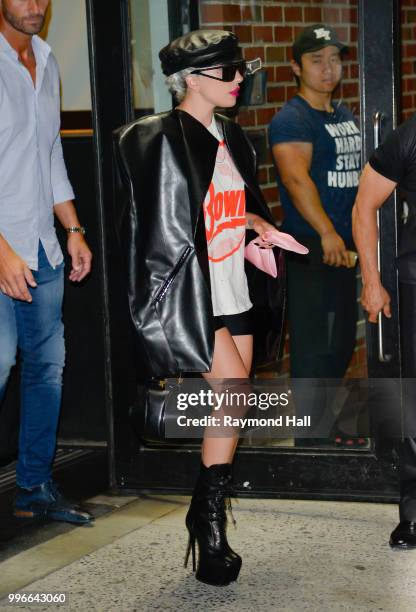 Singer Lady Gaga is seen on July 11, 2018 in New York City.