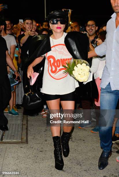 Singer Lady Gaga is seen on July 11, 2018 in New York City.