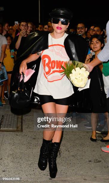 Singer Lady Gaga is seen on July 11, 2018 in New York City.