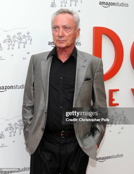 Udo Kier attends Amazon Studios premiere of "Don't Worry, He Wont Get Far On Foot" at ArcLight Hollywood on July 11, 2018 in Hollywood, California.