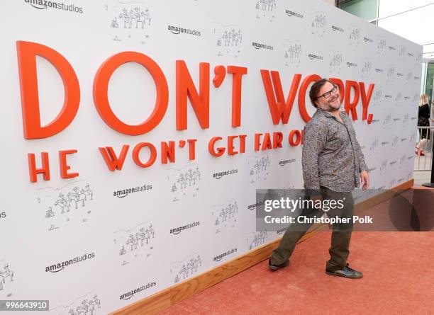 Jack Black attends Amazon Studios premiere of "Don't Worry, He Wont Get Far On Foot" at ArcLight Hollywood on July 11, 2018 in Hollywood, California.