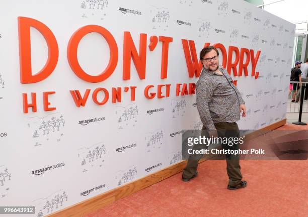 Jack Black attends Amazon Studios premiere of "Don't Worry, He Wont Get Far On Foot" at ArcLight Hollywood on July 11, 2018 in Hollywood, California.