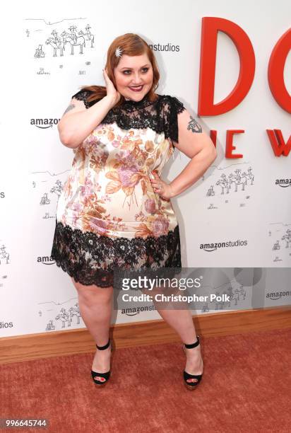 Beth Ditto attends Amazon Studios premiere of "Don't Worry, He Wont Get Far On Foot" at ArcLight Hollywood on July 11, 2018 in Hollywood, California.