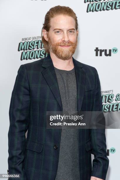 Seth Green attends the premiere of truTV's "Bobcat Goldthwait's Misfits & Monsters" at Hollywood Roosevelt Hotel on July 11, 2018 in Hollywood,...