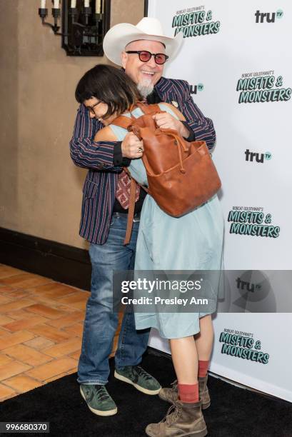 Bobcat Goldthwait and Charlyne Yi attend the premiere of truTV's "Bobcat Goldthwait's Misfits & Monsters" at Hollywood Roosevelt Hotel on July 11,...