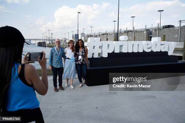 Guests attend the Amazon Music Unboxing Prime Day event on July 11, 2018 in Brooklyn, New York.