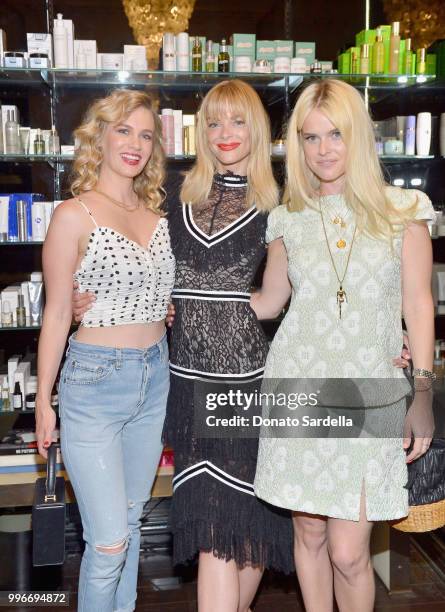 January Jones, Jaime King and Alice Eve attend Beats by Dre for VIOLET GREY Party on July 11, 2018 in Los Angeles, California.