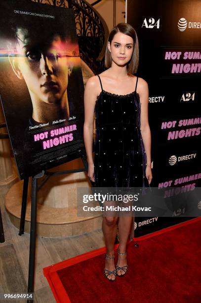 Actress Maia Mitchell attends the Los Angeles Special Screening of "Hot Summer Nights" on July 11, 2018 in Los Angeles, California.