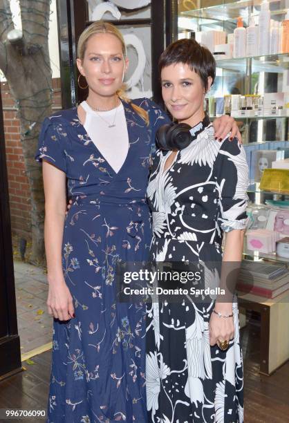 Erin Foster and Founder of VIOLET GREY Cassandra Grey attend Beats by Dre for VIOLET GREY Party on July 11, 2018 in Los Angeles, California.