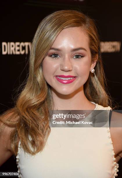 Actress Brec Bassinger attends the Los Angeles Special Screening of "Hot Summer Nights" on July 11, 2018 in Los Angeles, California.