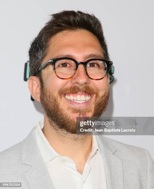 Amir Blumenfeld attends the premiere of truTV's "Bobcat Goldthwait's Misfits & Monsters" held at Hollywood Roosevelt Hotel on July 11, 2018 in...