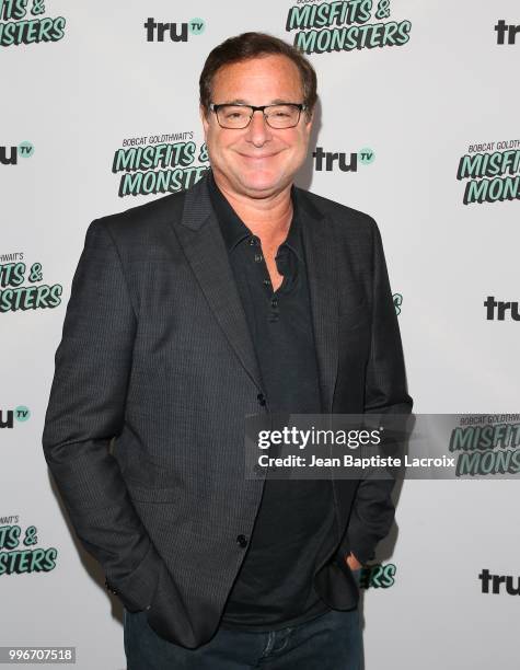 Bob Saget attends the premiere of truTV's "Bobcat Goldthwait's Misfits & Monsters" held at Hollywood Roosevelt Hotel on July 11, 2018 in Hollywood,...