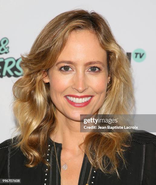 Alexie Glimore attends the premiere of truTV's "Bobcat Goldthwait's Misfits & Monsters" held at Hollywood Roosevelt Hotel on July 11, 2018 in...