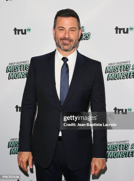 Jimmy Kimmel attends the premiere of truTV's "Bobcat Goldthwait's Misfits & Monsters" held at Hollywood Roosevelt Hotel on July 11, 2018 in...