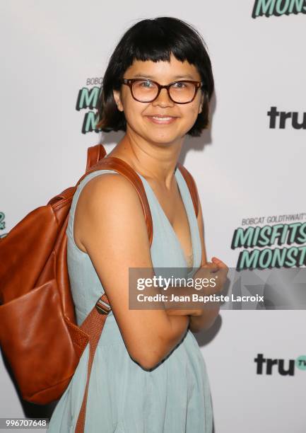 Charlyne Yi attends the premiere of truTV's "Bobcat Goldthwait's Misfits & Monsters" held at Hollywood Roosevelt Hotel on July 11, 2018 in Hollywood,...