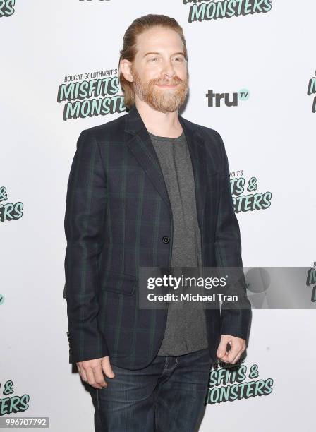 Seth Green attends the Los Angeles premiere of truTV's "Bobcat Goldthwait's Misfits & Monsters" held at Hollywood Roosevelt Hotel on July 11, 2018 in...