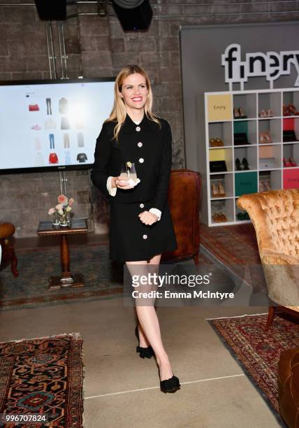 Finery Co-Founder Brooklyn Decker attends the Finery App launch party hosted by Brooklyn Decker at Microsoft Lounge on July 11, 2018 in Culver City,...