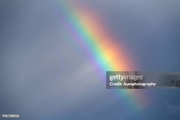 rainbow - rainbow sky stock pictures, royalty-free photos & images